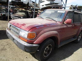 1994 TOYOTA LANDCRUISER BURGUNDY 4.5L AT 4WD Z16459